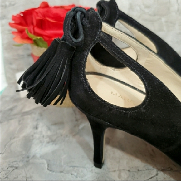 Marc Fisher Teagin Suede Tassel pumps - Picture 5 of 8